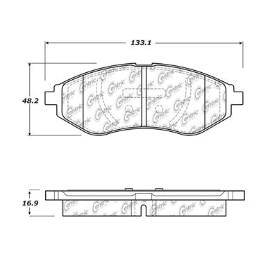 Disc Brake Pad Set CE 102.12690