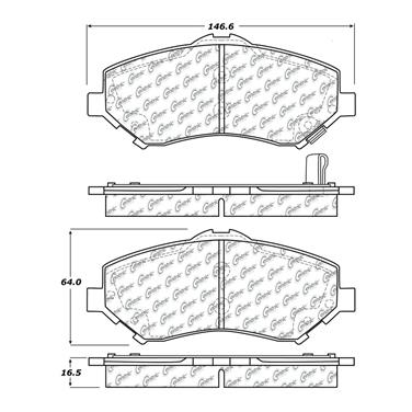 Disc Brake Pad Set CE 102.12730