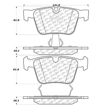 Disc Brake Pad Set CE 102.12900