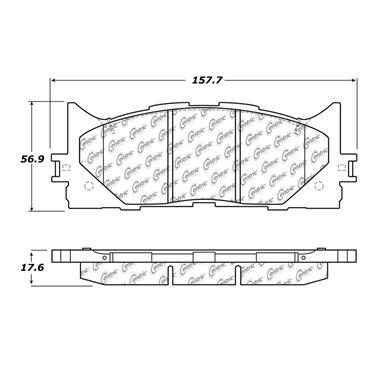 Disc Brake Pad Set CE 102.12930