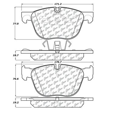 Disc Brake Pad Set CE 102.12940