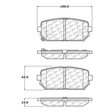 Disc Brake Pad Set CE 102.12960