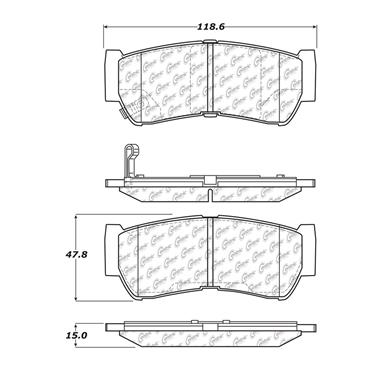 Disc Brake Pad Set CE 102.12970