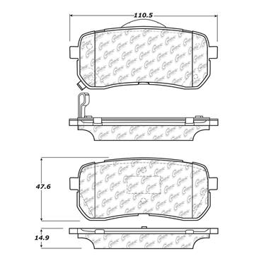 Disc Brake Pad Set CE 102.13020