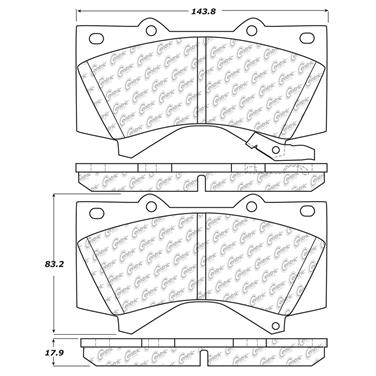 Disc Brake Pad Set CE 102.13030