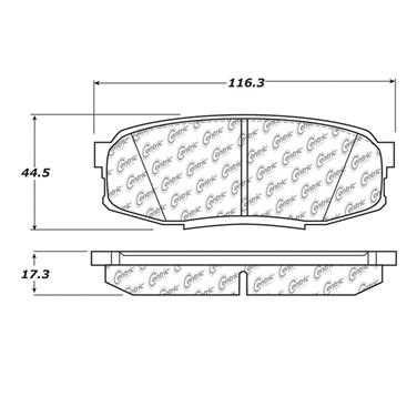 Disc Brake Pad Set CE 102.13040