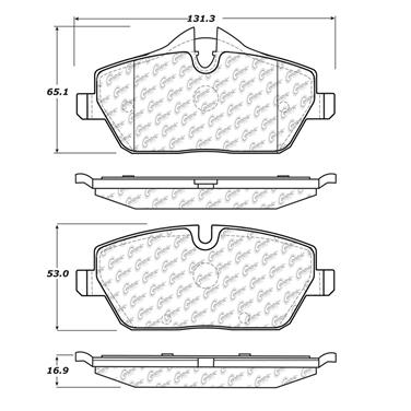 Disc Brake Pad Set CE 102.13080