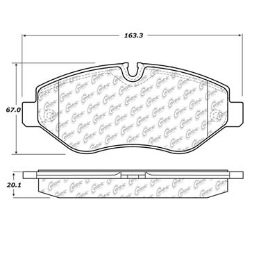 Disc Brake Pad Set CE 102.13160