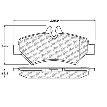 Disc Brake Pad Set CE 102.13170