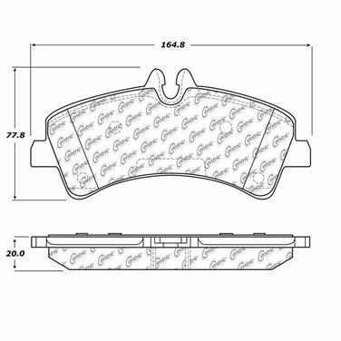 Disc Brake Pad Set CE 102.13180