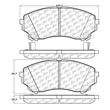 Disc Brake Pad Set CE 102.13310