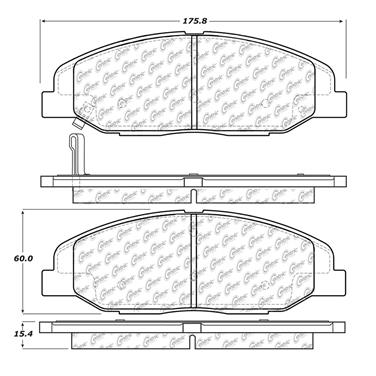 Disc Brake Pad Set CE 102.13320