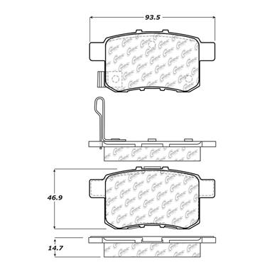 Disc Brake Pad Set CE 102.13360