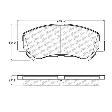 Disc Brake Pad Set CE 102.13380