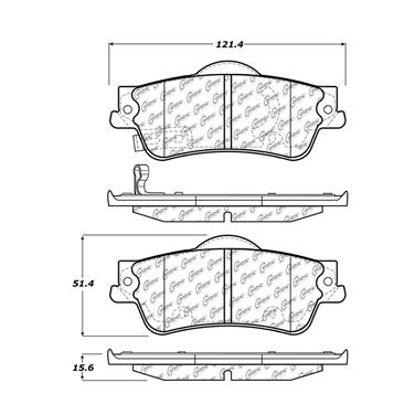 Disc Brake Pad Set CE 102.13520