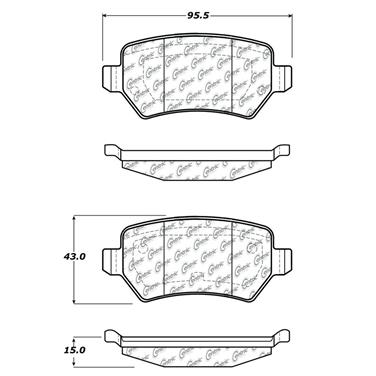 Disc Brake Pad Set CE 102.13620