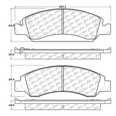 Disc Brake Pad Set CE 102.13630