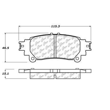 Disc Brake Pad Set CE 102.13910