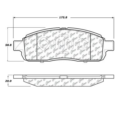 Disc Brake Pad Set CE 102.13920