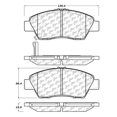 Disc Brake Pad Set CE 102.13940