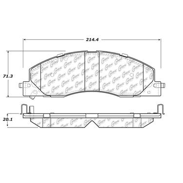 Disc Brake Pad Set CE 102.13990