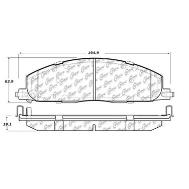 Disc Brake Pad Set CE 102.14000