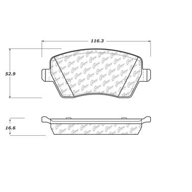 Disc Brake Pad Set CE 102.14350