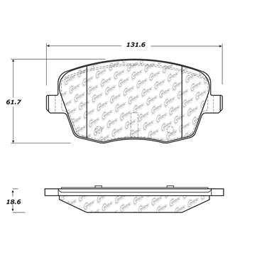 Disc Brake Pad Set CE 102.14370