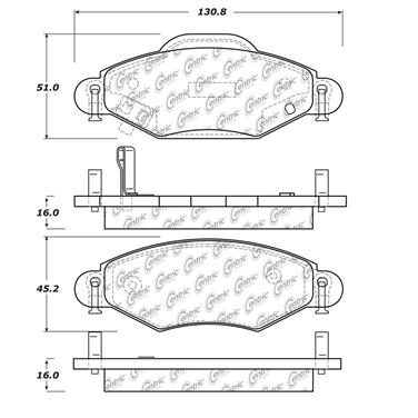 Disc Brake Pad Set CE 102.14750