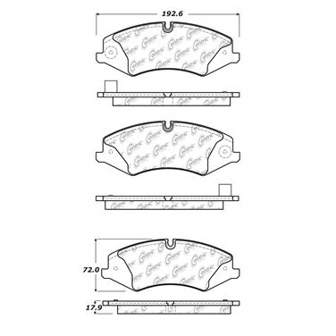 Disc Brake Pad Set CE 102.14790