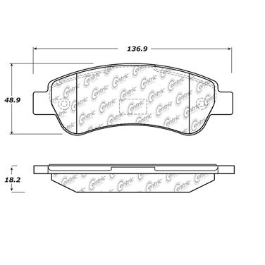 Disc Brake Pad Set CE 102.14900