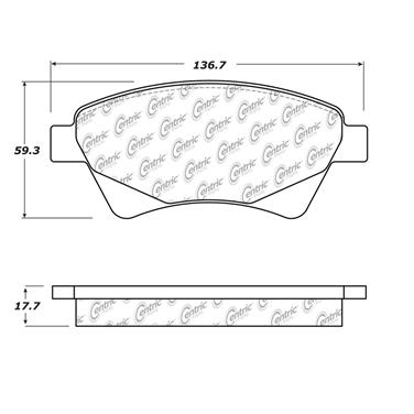 Disc Brake Pad Set CE 102.14950