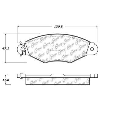 Disc Brake Pad Set CE 102.14990