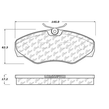 Disc Brake Pad Set CE 102.15000