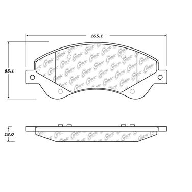 Disc Brake Pad Set CE 102.15280