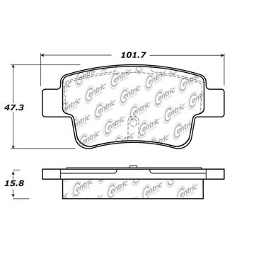 Disc Brake Pad Set CE 102.15370