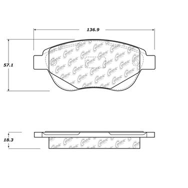 Disc Brake Pad Set CE 102.15410