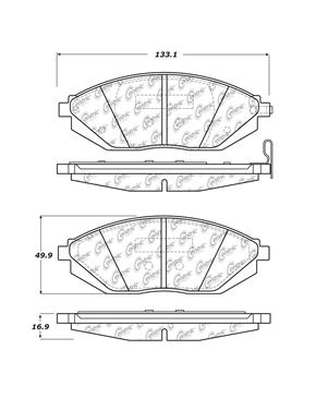 Disc Brake Pad Set CE 102.15900