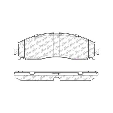 Disc Brake Pad Set CE 102.16910