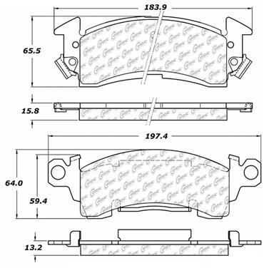 Disc Brake Pad Set CE 103.00520