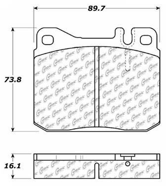 Disc Brake Pad Set CE 103.01451