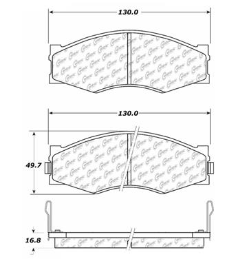 Disc Brake Pad Set CE 103.02660