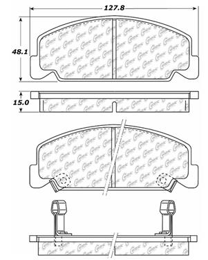 Disc Brake Pad Set CE 103.02730