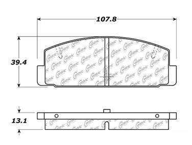 Disc Brake Pad Set CE 103.03320