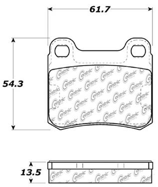 Disc Brake Pad Set CE 103.03350