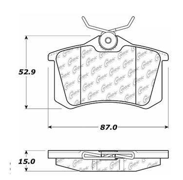 Disc Brake Pad Set CE 103.03400