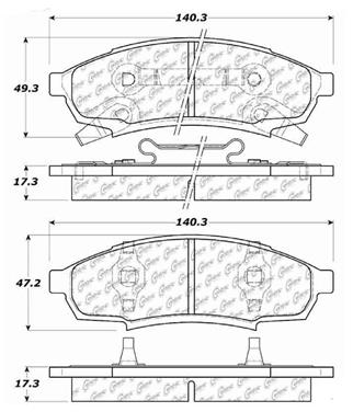 Disc Brake Pad Set CE 103.03760