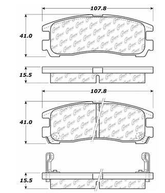 Disc Brake Pad Set CE 103.03830