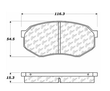 Disc Brake Pad Set CE 103.03890