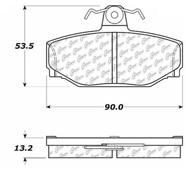 Disc Brake Pad Set CE 103.03910